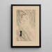 De reiziger - Louis Marcoussis — ingelijst kunstwerk aan de muur