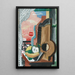 Natuurstudie voor het raam - Louis Marcoussis | Reproduction — ingelijst kunstwerk aan de muur