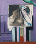 Natuurstudie voor het balkon - Louis Marcoussis — weergave van het kunstwerk