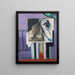 Natuurstudie voor het balkon - Louis Marcoussis — ingelijst kunstwerk aan de muur