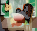 Natuurschilderij met palet - Louis Marcoussis — weergave van het kunstwerk