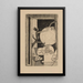 Signe - Louis Marcoussis — ingelijst kunstwerk aan de muur