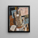 Natuurschilderij met gitaar - Louis Marcoussis — ingelijst kunstwerk aan de muur