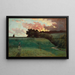 Stormachtig landschap - Louis Michel Eilshemius — ingelijst kunstwerk aan de muur