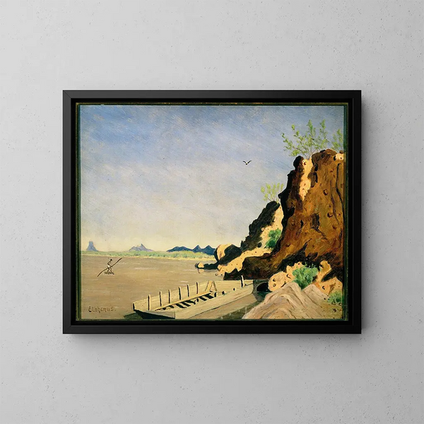 Yuma, Arizona - Louis Michel Eilshemius — framed artwork on a wall