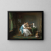 De tekenles - Louis Moritz — ingelijst kunstwerk aan de muur