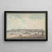 Het Kasteel van Versailles gezien vanaf de tuinen - Louis Nicolas de Lespinasse — ingelijst kunstwerk aan de muur