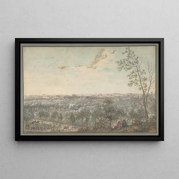 Louis Nicolas de Lespinasse - Versailles Seen from the Southwest.webp
