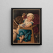 Baby in moeilijkheden - Louis Prang — ingelijst kunstwerk aan de muur