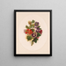 Bloemenboeket - Louis Prang Co — ingelijst kunstwerk aan de muur