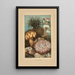 Anémones de mer - Louis Prang Co — ingelijst kunstwerk aan de muur