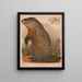 Marmotte - Louis Prang Co — ingelijst kunstwerk aan de muur
