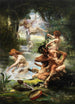 Un Satyre aux abois - Louis Priou — weergave van het kunstwerk