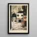Voitures - Louis Robert Antral — ingelijst kunstwerk aan de muur