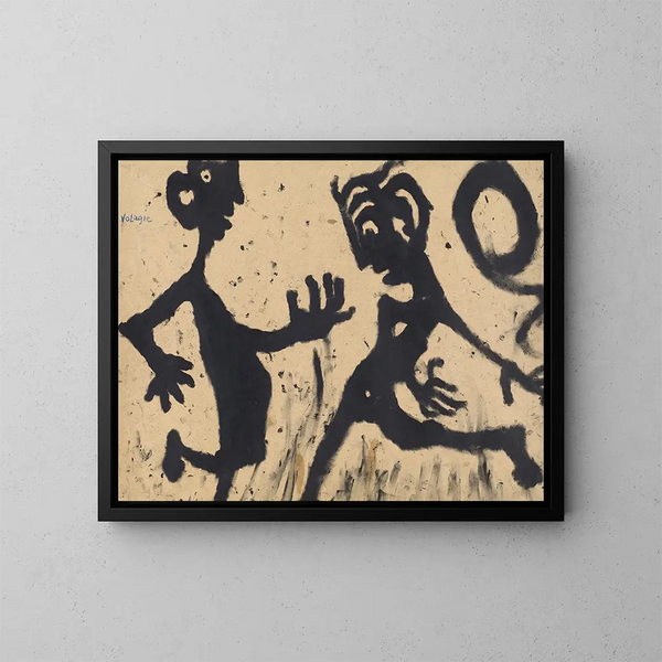 Survol - Louis Soutter — framed artwork on a wall
