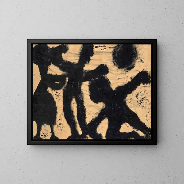 Day of Rubies - Louis Soutter — framed artwork on a wall