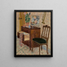 Interieur - Louis Thévenet — ingelijst kunstwerk aan de muur