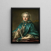Marie Angélique Petitgars Grard de Livry - Louis Tocqué — framed artwork on a wall