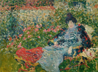 Louis Valtat - Gabrielle Valtat au jardin.webp