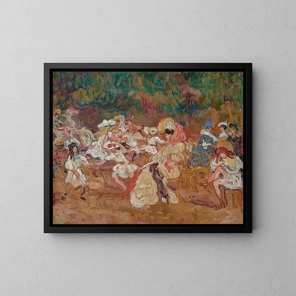 Kinderspelletjes - Louis Valtat — ingelijst kunstwerk aan de muur