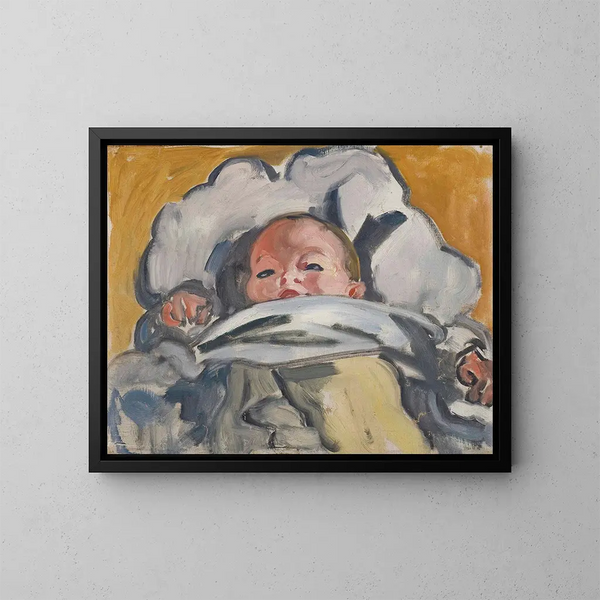 Le bébé - Louis Valtat — ingelijst kunstwerk aan de muur