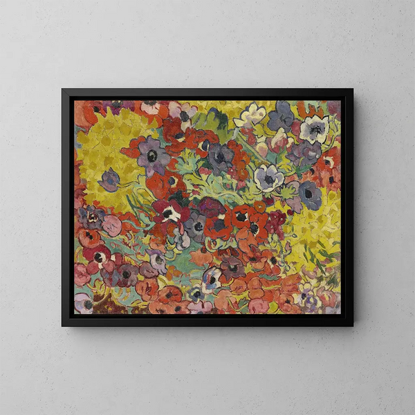 Parterre de fleurs - Louis Valtat — ingelijst kunstwerk aan de muur