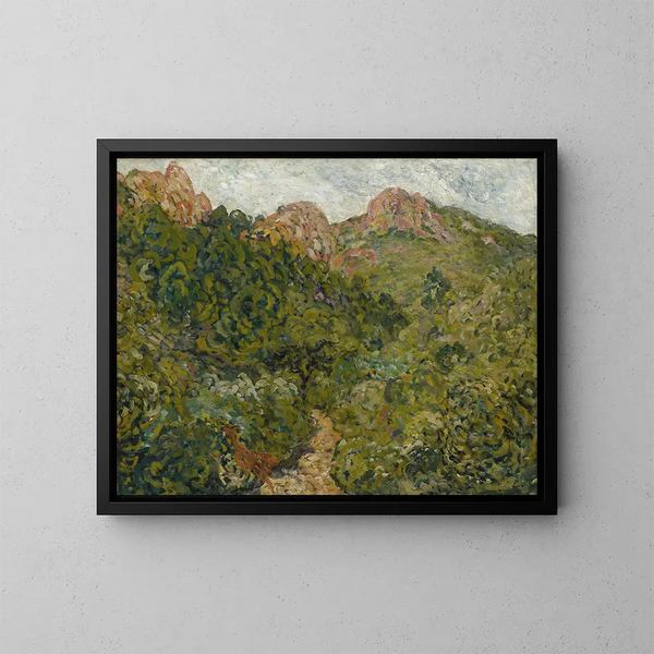 Landschap van het Zuiden - Louis Valtat — ingelijst kunstwerk aan de muur