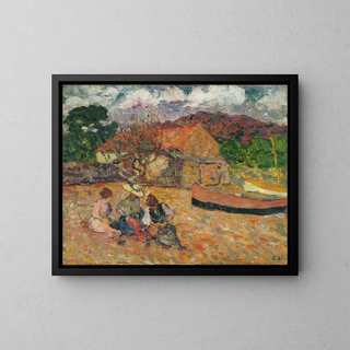 Louis Valtat - Women seated on the beach.webp