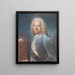 Een vermoedelijk portret van de markies Henri Camille De Beringhen - Louis Vigée — ingelijst kunstwerk aan de muur