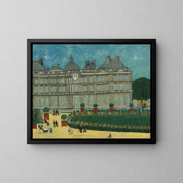 Le Luxembourg - Louis Vivin — framed artwork on a wall