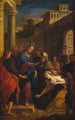 Le Christ et l'Hémorroïsse - Louis de Boullogne le Jeune — weergave van het kunstwerk
