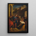 Le Christ et l'Hémorroïsse - Louis de Boullogne le Jeune — ingelijst kunstwerk aan de muur