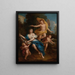 Zéphyr die de flora bekroont - Louis de Boullogne de Jonge — ingelijst kunstwerk aan de muur
