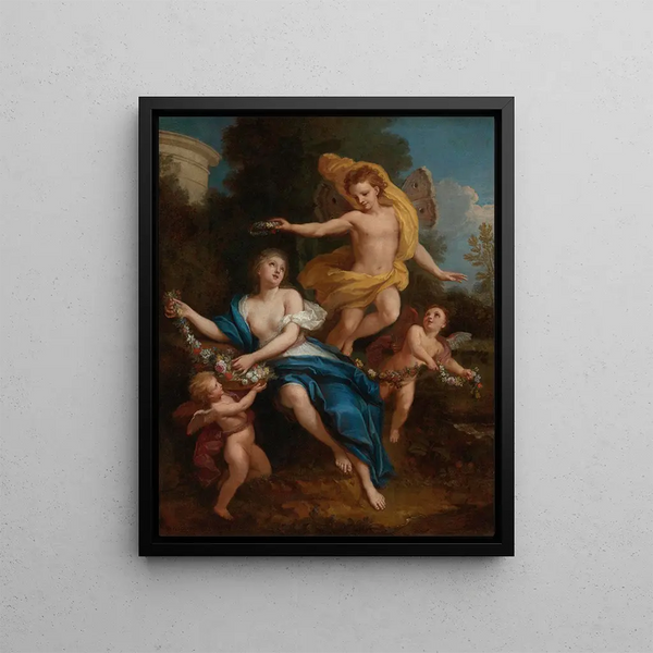 Louis de Boullogne the Younger - Zephyr Crowning Flora.webp