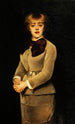 Portret van Jeanne Samary 1857-1890 sociétaire van de Comédie-Française - Louise Abbema — weergave van het kunstwerk