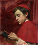 Jongenskoor Lezen - Louise Amans — weergave van het kunstwerk
