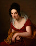 Portret van anonieme vrouw - Louise Marie Jeanne Hersent — weergave van het kunstwerk