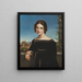 Portret van Fanny Caspers - Louise Seidler — ingelijst kunstwerk aan de muur