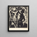 Adam en Eva De val van de mens - Lovis Corinth — ingelijst kunstwerk aan de muur