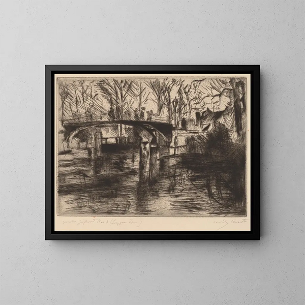 at the zoo - Lovis Corinth — framed artwork on a wall