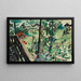 Uitzicht vanaf een balkon richting de Walchensee - Lovis Corinth — ingelijst kunstwerk aan de muur