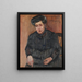 Portret van de schoonmoeder van de kunstenaar - Lovis Corinth — ingelijst kunstwerk aan de muur