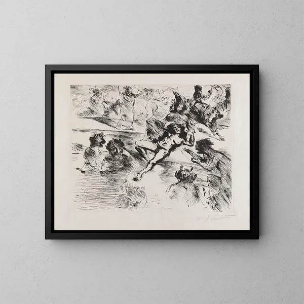 A Vision - Lovis Corinth — framed artwork on a wall
