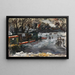IJsbaan in de Tiergarten in Berlijn - Lovis Corinth — ingelijst kunstwerk aan de muur