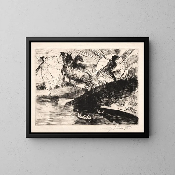 Hélios - Lovis Corinth — ingelijst kunstwerk aan de muur