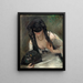 Masker in een witte jurk - Lovis Corinth — ingelijst kunstwerk aan de muur