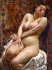 Nana Vrouw naakt - Lovis Corinth — weergave van het kunstwerk