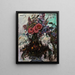 Rozen en lila's - Lovis Corinth — ingelijst kunstwerk aan de muur