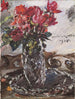 Rode Rozen - Lovis Corinth — weergave van het kunstwerk