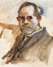Zelfportret - Lovis Corinth — weergave van het kunstwerk